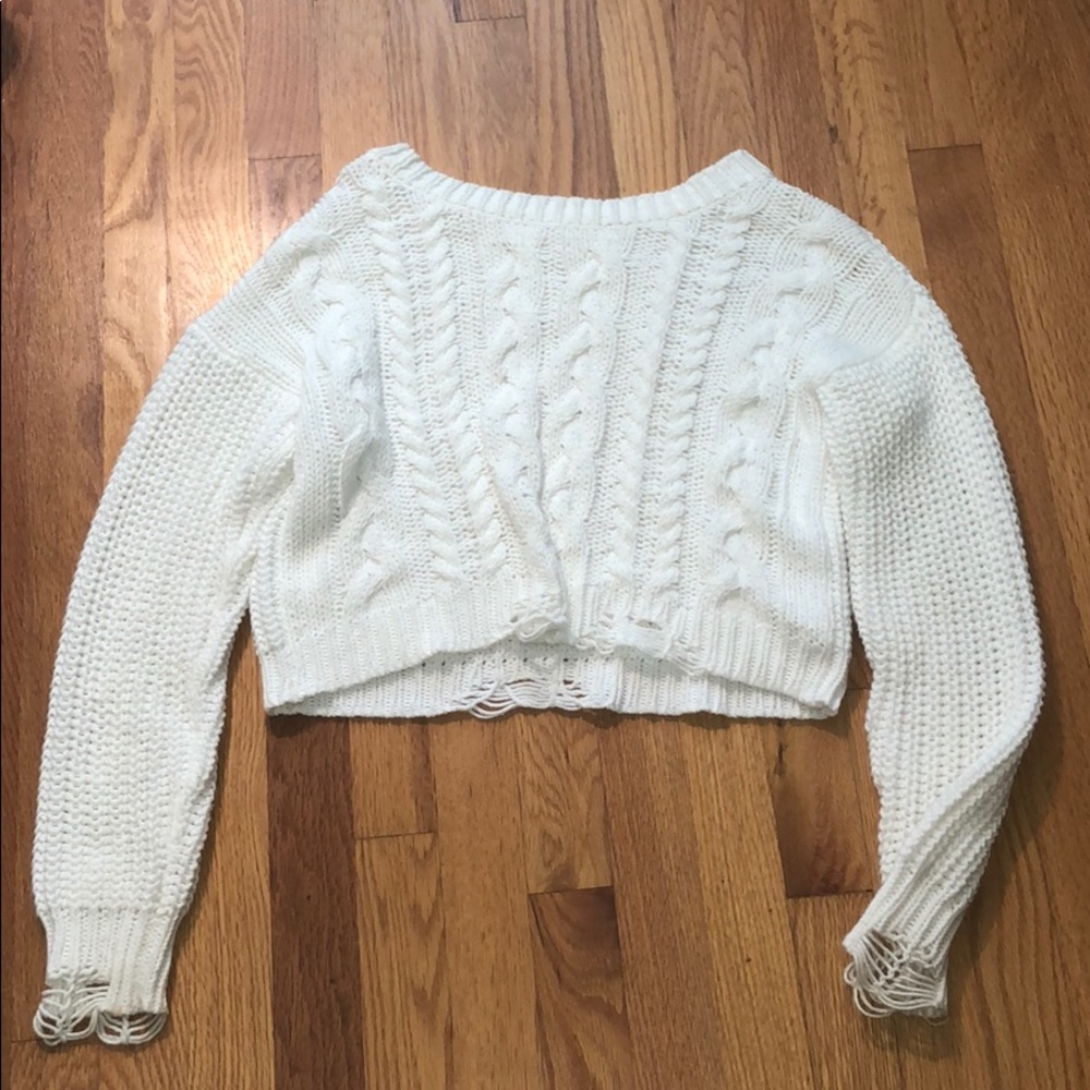 White sweater
